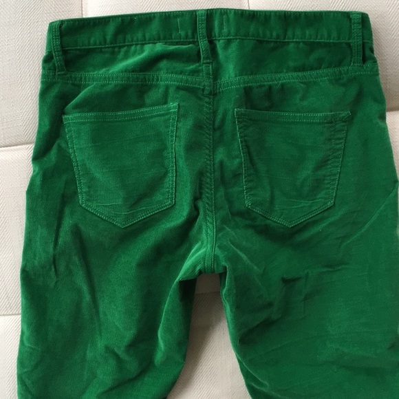 MADEWELL Green Skinny Corduroy Pants Size 26 - Picture 5 of 8